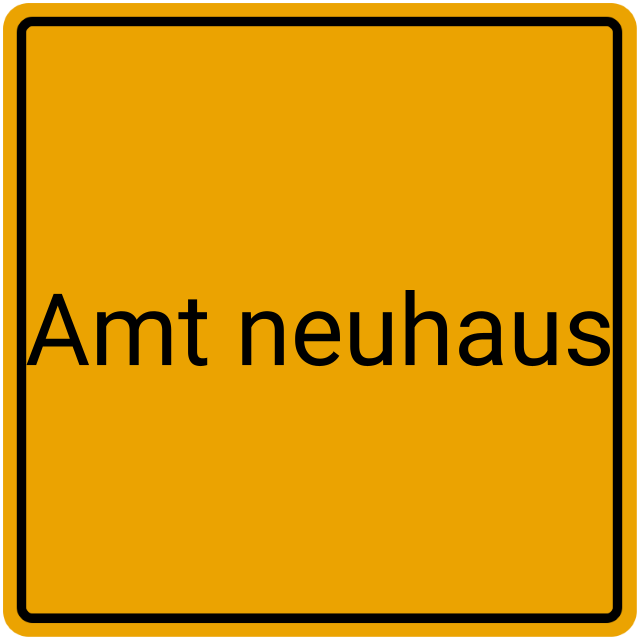 Meldebestätigung Amt Neuhaus